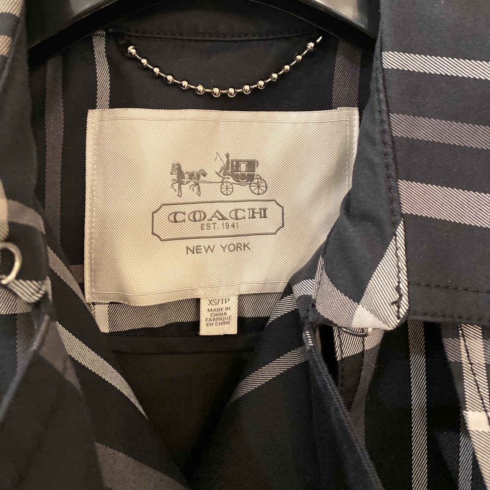Coach women trench coat XS